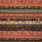 UOOOM Baumwollstoff Meterware, Breite 145cm Ethnisches Muster Bronzing Stoffe zum Nähen Baumwolle Fabric Dekostoff DIY Artcraft Handarbeit (Rot, 1.5 Meter)