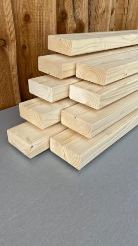 KVH Nsi 4x10cm Fichte gehobelt KANTHOLZ BALKEN PFOSTEN BAUHOLZ LÄNGEN 10-400cm (4 x 10 cm - 200 cm Länge - 4 Stück)
