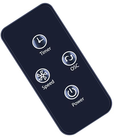 ZWP Replacement Remote Control for Comfort Zone Oscillating Bladeless Tower Fan MTBF2301WD CZ12548