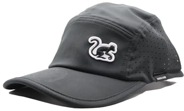 Surf Monkey | Cappello Running Asciugatura Rapida Uomo/Donna - 5 Pannelli - Taglia unica, Nero , Taglia unica