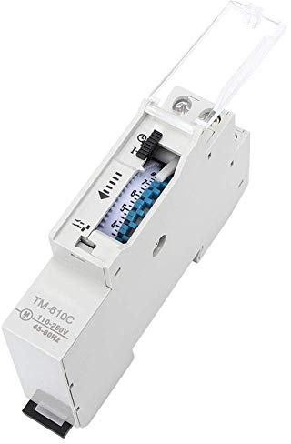 Interruptor Temporizador de DIN Riel, TM610C 220V Interruptor de Tiempo Relé de Temporizador para Fábricas de Alumbrado Público Cartele Publicitarios