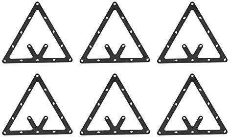 Wosune Billard Position Aufkleber, Billardtisch Dreieck Billard Auftaktaufkleber, Billardtisch Aufkleber Punkt Pool Hinweise für Billardtisch für Billardtisch Marker Match Sport