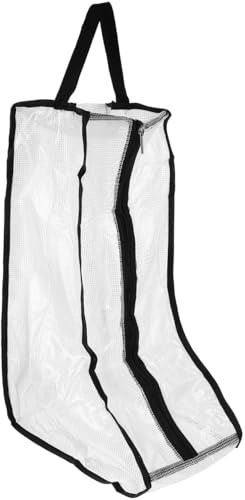 Holibanna Bolsas De Almacenamiento Portátiles para Botas Altas Bolsas Protectoras De Zapatos Transparentes con Cremallera Bolsa De Embalaje para Zapatos De Viaje Funda De Transporte para