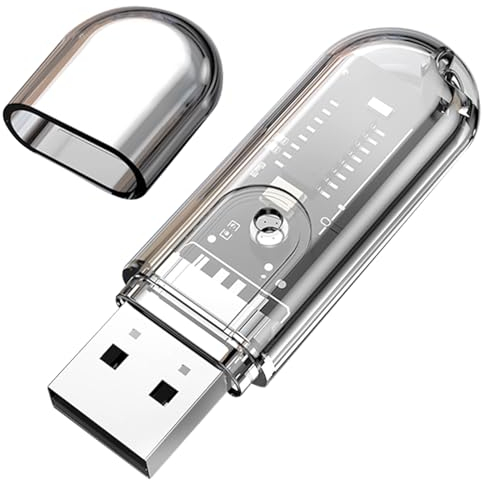 Greatzer USB Bluetooth Adapter Audio Bluetooth 5.3 Empfänger Receiver USB Dongle Plug & Play HD-Musik-Audio für Lautsprecher, Stereoanlage, Autos