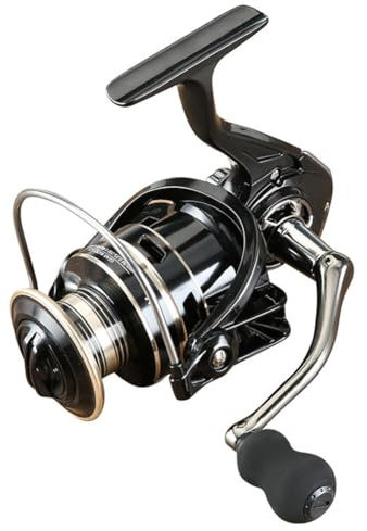 JUCHRZEY Spinnrolle Max Drag 8 kg Ganzmetall-Angelrolle Metallspulengriff Karpfenrolle Angelspulenrad Angelzubehör