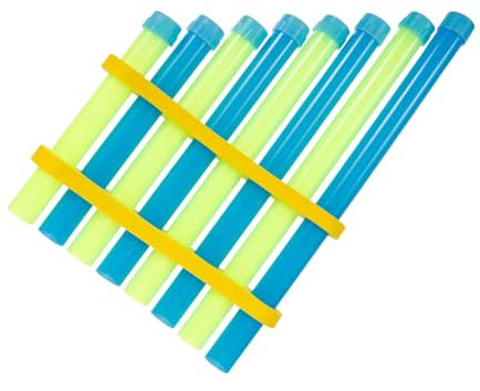 Alasum selbstgemachte Panflöte für musikspielzeug Panflöte zum Selbermachen Reagenzglashalter Blockflöteninstrument Panflöte für Mini-Panflötenmaterial Abs