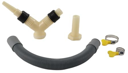 Enwye 1 Set Of Three-in-one Extended Drainage Pipe, Compatible with Washing Machines and Dryers Washing Machine Component(pipe Length 0.3 Metres)