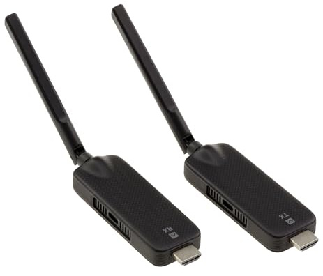 KALEA-INFORMATIQUE Trasmettitore video wireless HDMI con portata 100M e supporto di risoluzioni fino a 1920x1080 a 60Hz. Funzionamento diretto, senza necessità di configurazioni.