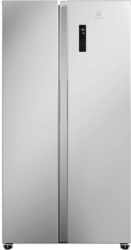 Electrolux EAT6ME53U0 Frigorifero Combinato Libera Installazione, 532 L (347+185), TwinTech Total No Frost, Classe E, Cooling 360°, Controllo Umidità, FastFreeze, Controlli Touch, 39 dB, Inox