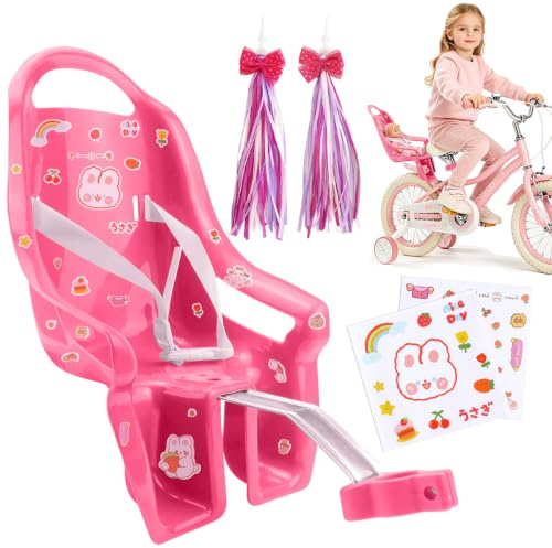 Siège Vélo pour Poupées, Porte Poupee Velo (Violet)