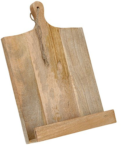 Wooden Chopping Board Shape Cook Cookery Book Recipe Holder Reading Stand Rest