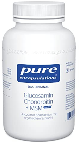 Pure Encapsulations - Glucosamin Chondroitin + MSM - Hochdosiert mit organischem Schwefel - 120 Kapseln