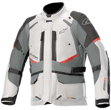 Alpinestars Andes V3 Drystar Jacket Ice Dark Grey Clothing de Motocicleta, Color Negro, S/L para Hombre