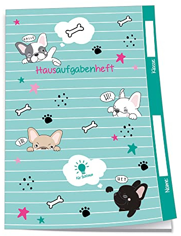 Trötsch Hausaufgabenheft für Schlaue Hunde: Schulplaner Hausaufgabenheft Timer Terminkalender