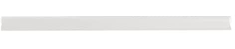 Donau Lot de 10 rails de serrage universels DIN A4/6 mm pour environ 60 feuilles/barre de serrage pour bandes brise-vue/clips de fixation/plastique PVC/transparent