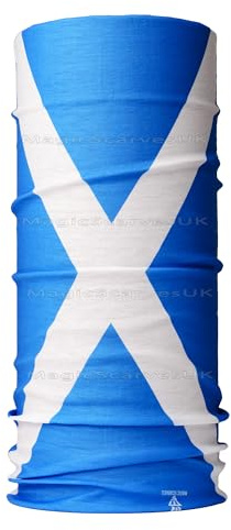 Magic Scarves Scotland Flag Neck Warmer Tube Scarf Snood Bandana Seamless MOD Biker Gaiter