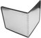 Faltbarer Herd Splatter Guard, Herd Fett Guard, 304 Edelstahl 2 -seitig -seitlich Nicht Stehend Ölofen Spritzschutz Küchenbacksplash -Beschützer (40x40x30cm / 15.7x15.7x11.8in)