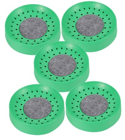 Ciieeo Set da 5 Ciotole per Nido di Piccioni in Plastica Resistente Tappetino Rimovibile Nidi per Uccelli per Riproduzione e Deposizione Accessori per Gabbie di Allevamento