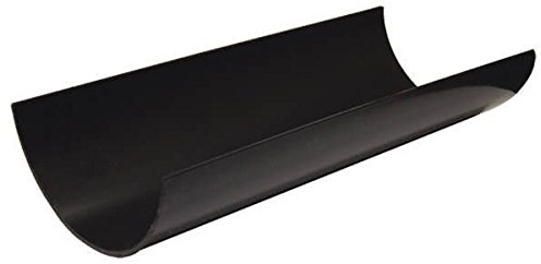 FloPlast 112mm Black Half Round Gutter 4M