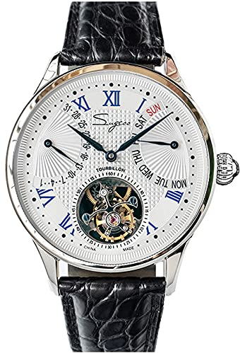 SU8004SK Tourbillon Master Seagull ST8004 Uhrwerk Saphirglas Herren mechanische Armbanduhr 1963