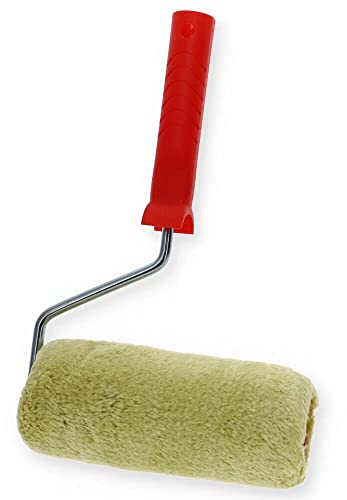 Farbrolle Polyacryl 18mm mit Bügel 18 cm Maler Rolle Farb Walze Raufaser Putz langflorig