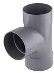 Té droit PVC 87° femelle femelle Ø100 NOYON & THIEBAULT