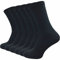 GAWILO Herren Venensocken (6 Paar) | Ohne Gummibund & ohne Naht | Venenfreundliche, blickdichte Wellness Socken | Geeignet für Diabetiker (43-46, schwarz)