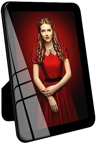 Bluesun 4×6 Black Picture Frame, Vertical & Horizontal Wall & Tabletop