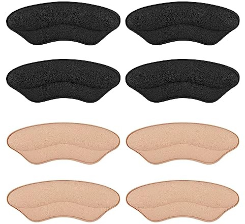 Makryn Foam Heel Pads for Shoe that are Too Big Inserts Grips, Back of Heel Cushions Protectors Liner Slip Pads,Blisters,Filler for Loose Shoe (Multicolor)
