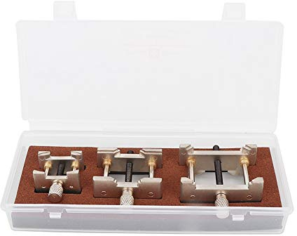 LJCM Watch Movement Holder, 3pcs/Set, Metal Watch Base, Watchmaker Tool for Repairing, Ideal for Professionals & DIY Enthusiasts, Universal Fit