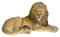 Vivid Arts - Ruhender Löwe Ornament - XRL LION-B