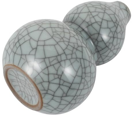 MUSISALY Keramikvase Kürbisdesign Kleiner Vase Dekorative Tischvase Blumendekor Praktisch Sicher