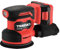 Levigatrice Orbitale TEENO 125MM 20V, Levigatrice Elettrica Senza Fili, 13,000 Giri/min, Con 25 Fogli Abrasivi, Raccoglipolvere