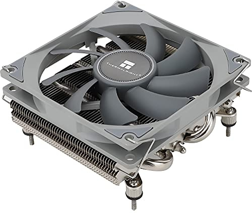TR-Thermalright AXP90 X36 Ventilador de CPU - 4 tubos de calor, ventilador silencioso de 92mm de bajo perfil - 2700U/min, para AM4/AM5, Intel LGA1851/1700/115x/1200, ventilador de PC ITX de perfil