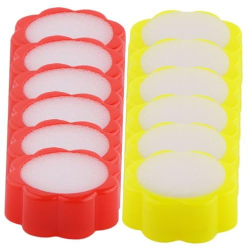 Baluue 12 pièces Humidificateurs à Doigts Éponge Souple pour Comptage Outil de Doigt Humide Pratique pour Caissiers et Comptables Légère et Résistante Usage Bancaire Quotidien
