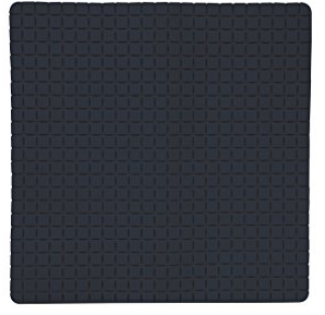 MSV Premium Duschmatte Badematte antibakteriell rutschfest mit Saugnäpfen - Schwarz - ca. 54 x 54 cm - duftet nach Rosen - waschbar bei 60° Grad