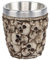 Skull Coffee Mug Drinking Cup Stainless Steel Viking Skull Beer Cup Skeleton Resin Wine Cup Tea Mug Medieval Skull Drinkware Wineglasses Novelty Cup for Halloween Christmas Birthday Father's Day Gift