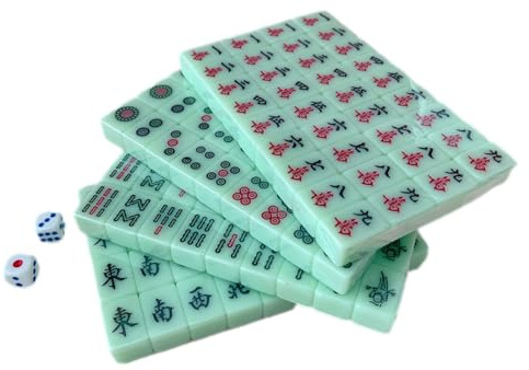 Mahjong spel, Mahjong uppsättningar klar gravering, kakelspel, lätt kakelspel, kinesisk Mahjong spelset, bärbara Mahjong plattor resa Mah Jongg set för resor, skolresor