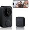 slembands Wireless Doorbell Camera, Ring Doorbell Wireless 2-Way Audio, Night Vision WiFi Remote Video Visual Doorbell for Home Security