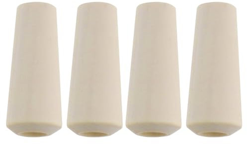 Create idea Lot de 4 boutons de cordon en bois pour store vénitien - Convient pour la réparation de stores romains - En aluminium - 21 x 48 mm