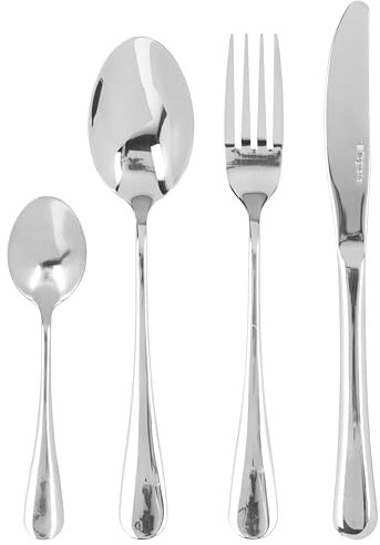 Tognana Drop, servizio 24 posate, acciaio, grigio