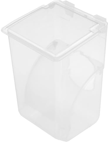 Healifty Mangiatoia per Pappagalli Automatica in Plastica, Distributore di Cibo per Gabbia di Uccelli Domestici, Ciotola per Alimentazione Piccioni, Quaglie e Calopsitte, Facile