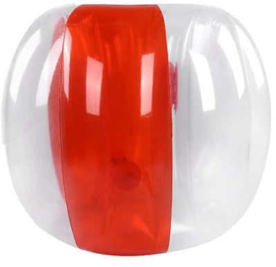 Halearo 120 cm uppblåsbara bubbelbollar, hållbar och miljövänlig fotbollsleksak för vuxna, lämplig för lek i luften, transparent