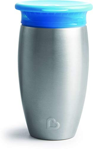 Munchkin 012370 Miracle 360° Drip Proof Stainless Steel Learning Cup 296 ml Multi-Coloured