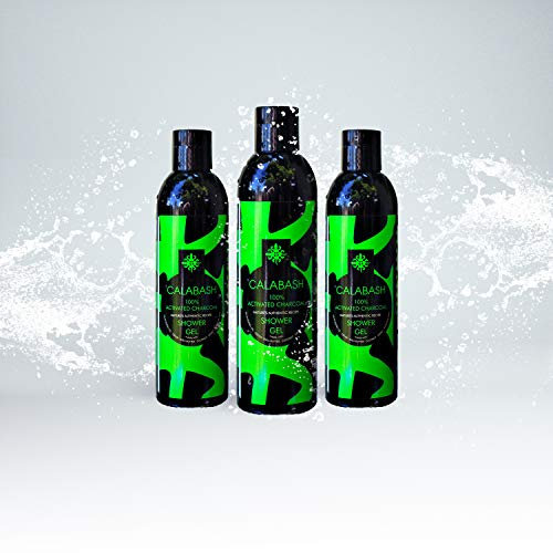 CALABASH SHOWER GEL AFRICAN BLACK SOAP, BLEMISHES, SKIN TONE, ECZEMA •