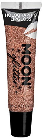 Holographic Glitter Lipgloss by Moon Glitter - 15ml - Rose Gold
