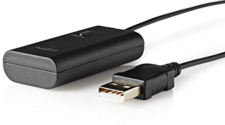Nedis BTTR050BK Bluetooth® Transmitter | Anschluss Eingang: 1x AUX / 1x USB | SBC | Bis zu 1 Gerät | Schwarz