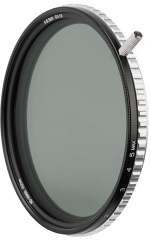NiSi - Filtre ND Variable True Color 1-5 Stops (ND2-32) pour Objectif 58mm