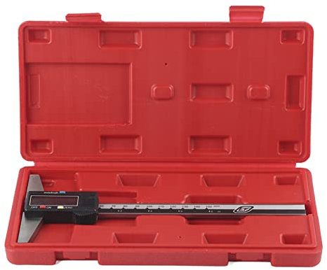 0 150 Mm 0,01 Mm Digitales Tiefenmessschieber Messwerkzeug, Hochpräzise Edelstahl Elektronik mit Großem LCD Bildschirm Millimeter Mikrometer Lineal