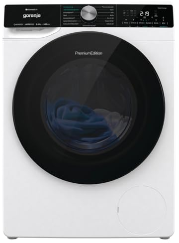 Gorenje WNS 14 AAT3 Waschmaschine mit Dampffunktion / 10 kg / 1400 U/AutoDose/ConnectLife WiFi/Anti-Fleckenprogramm/Total AquaStop/Inverter PowerDrive Motor/Edelstahltrommel/EEK A